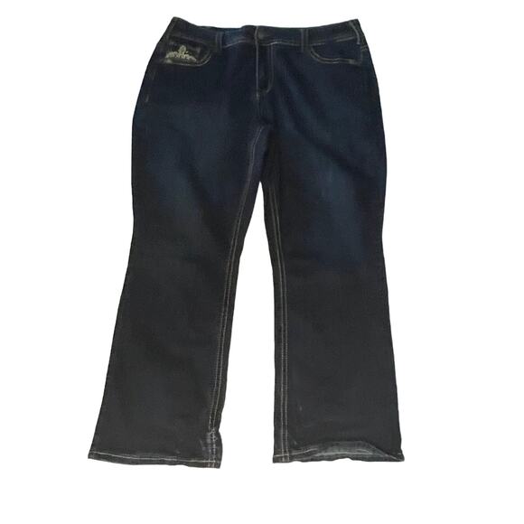 Lane Bryant , Size 22, Blue Denim Jeans with Pocket Design - Picture 1 of 8